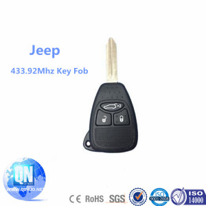 Keyless Entry Remote Key FOB Replacement for Chrysler Dodge Jeep and Other (QN-RS407X)