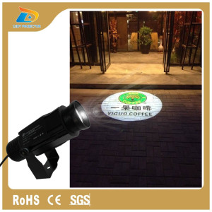 20W LED Logo Gobo Outdoor Mini Projector Waterproof IP65