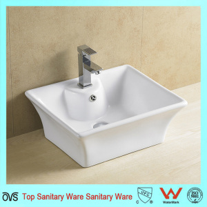 Ovs Hot Sale Popular Design Bathroom Ceramic Wash Lavabo