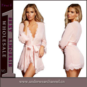 Hot Sale Lady Plus Size Nightwear Babydoll Underwear (TSW6143)